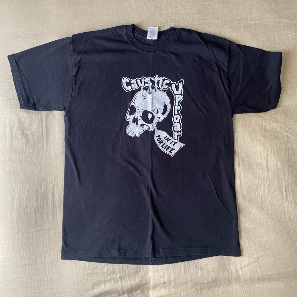 Caustic Uproar men’s large t-shirt, used